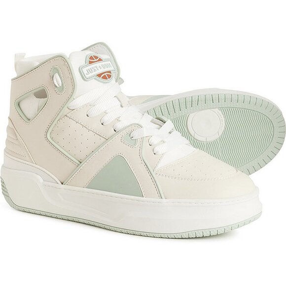 NEW $675 Just Don Courtside Hi Sneakers! Spurs City Connect Edition ItalyDon C